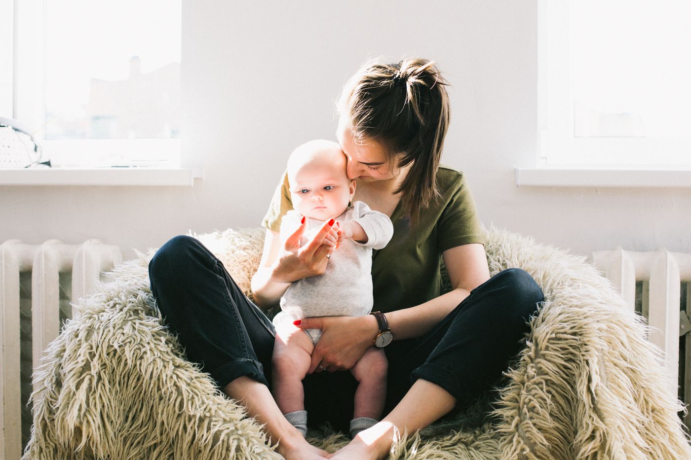 bebe et maman