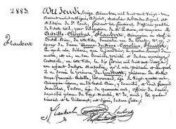 Acte de naissance Flaubert