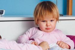Bebe malade