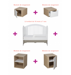 Une chambre enfant totalement modulable