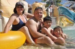 Famille en vacances