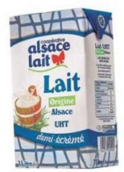 Brique de lait UHT